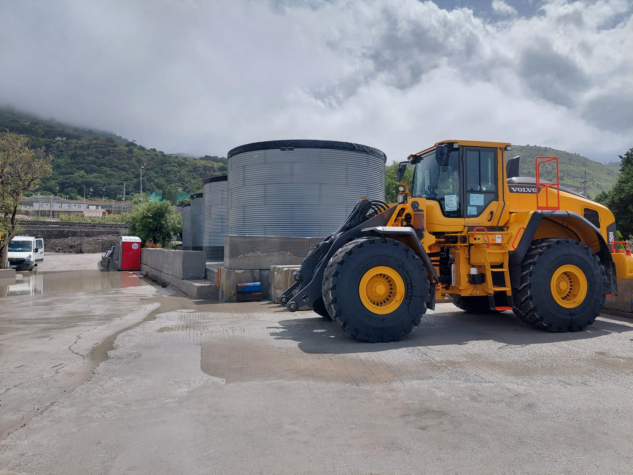 Vasche Genap in acciaio zincato per l'accumulo di acqua industriale